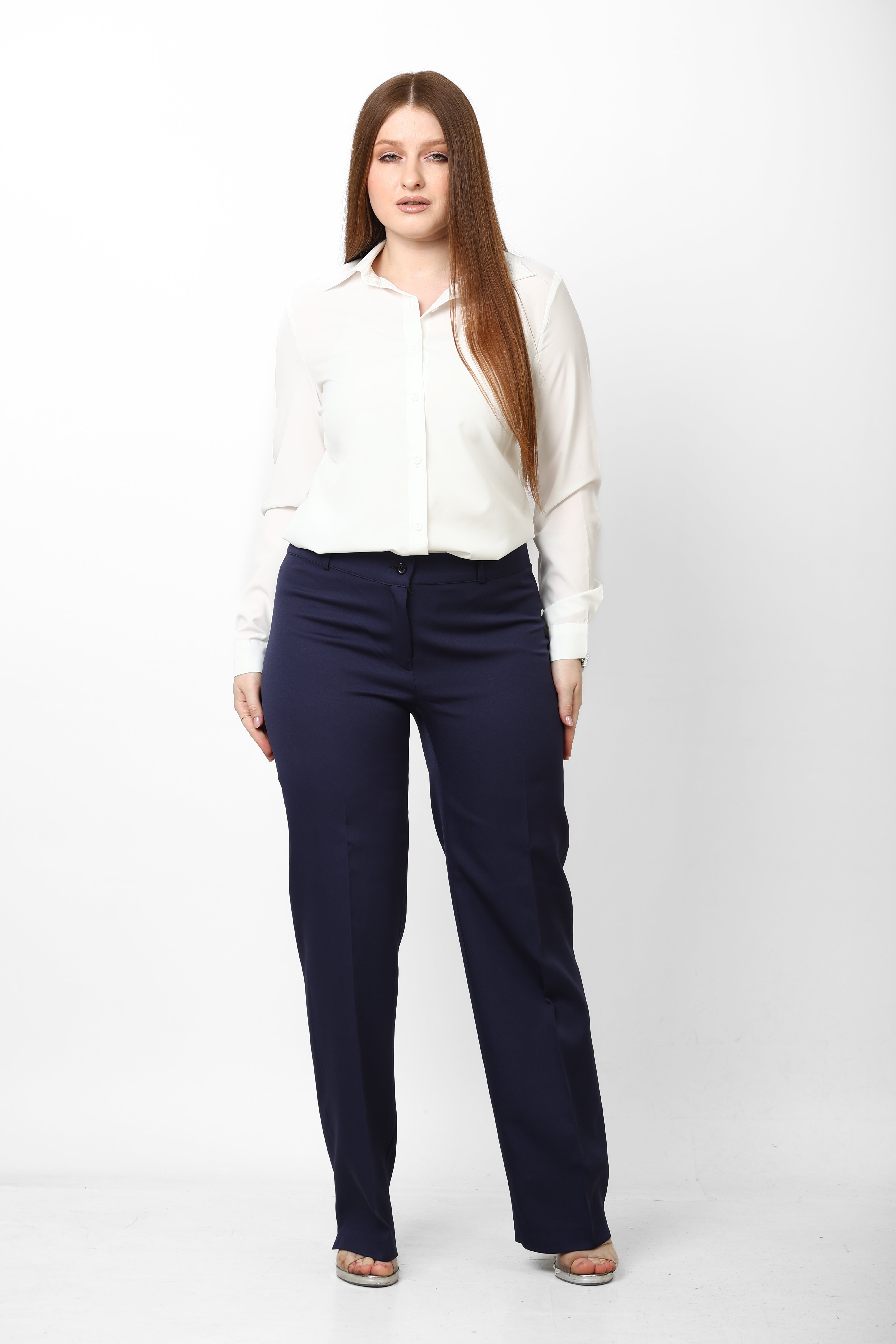 Navy Wide leg pants