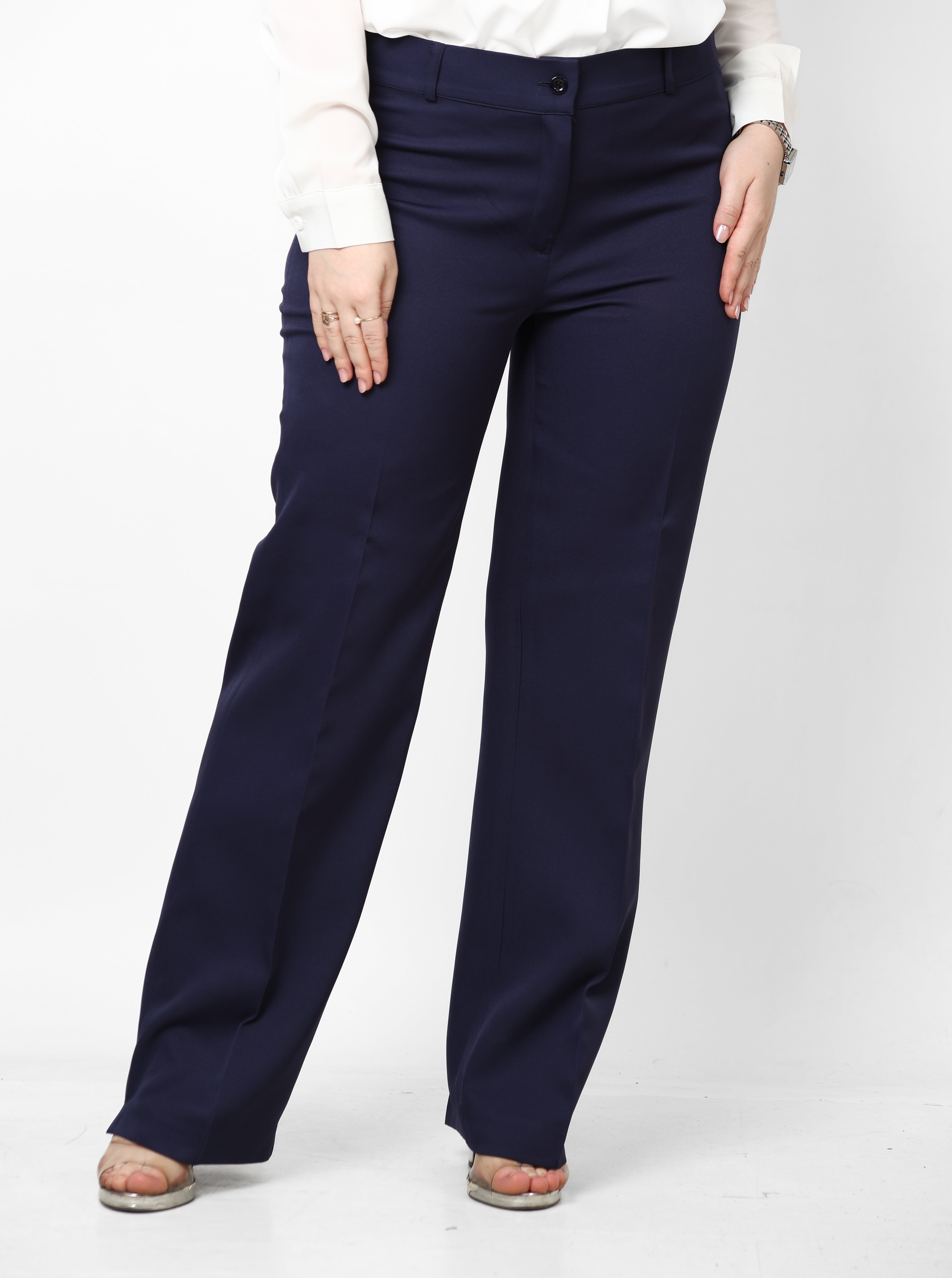 Navy Wide leg pants