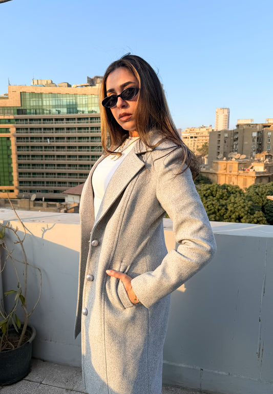 Silver Long Coat